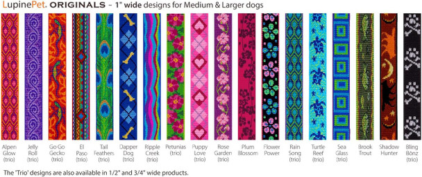 Lupinepet Originals 3/4 Bling Bonz 9-14 Adjustable Collar For Small Dogs Lupinepet Originals 3/4 Bling Bonz 9-14 Adjustable Collar For Small Dogs