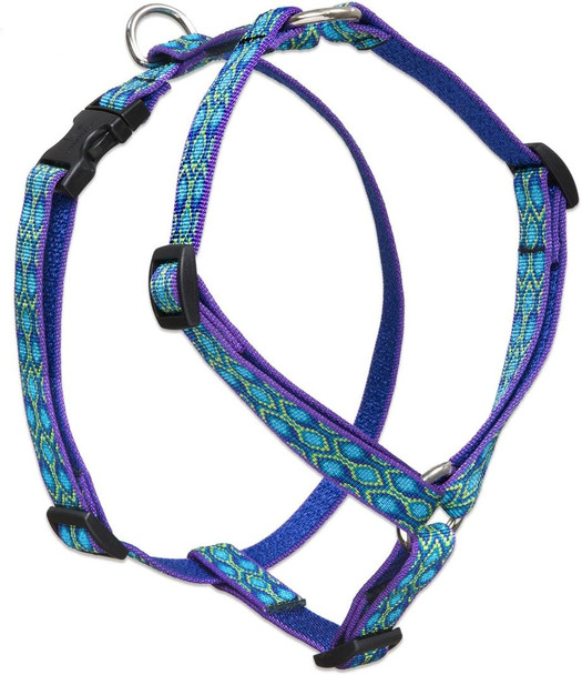 Lupinepet Originals 3/4 Rain Song 14-24 Adjustable Roman Dog Harness For Medium Dogs