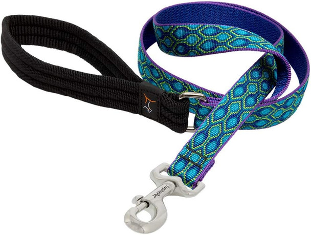 Lupinepet Originals 1 Rain Song 6-Foot Padded Handle Leash For Medium And Larger Dogs Lupinepet Originals 1 Rain Song 6-Foot Padded Handle Leash For Medium And Larger Dogs