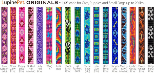 Lupinepet Originals 1/2 Turtle Reef 8-12 Adjustable Collar For Small Dogs Lupinepet Originals 1/2 Turtle Reef 8-12 Adjustable Collar For Small Dogs