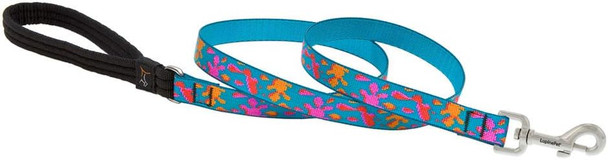 Lupinepet Originals 3/4 Wet Paint 6-Foot Padded Handle Leash For Medium And Larger Dogs Lupinepet Originals 3/4 Wet Paint 6-Foot Padded Handle Leash For Medium And Larger Dogs