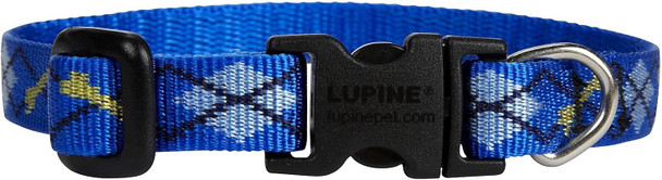 Lupinepet Originals 1/2 Dapper Dog 10-16 Adjustable Collar For Small Dogs Lupinepet Originals 1/2 Dapper Dog 10-16 Adjustable Collar For Small Dogs