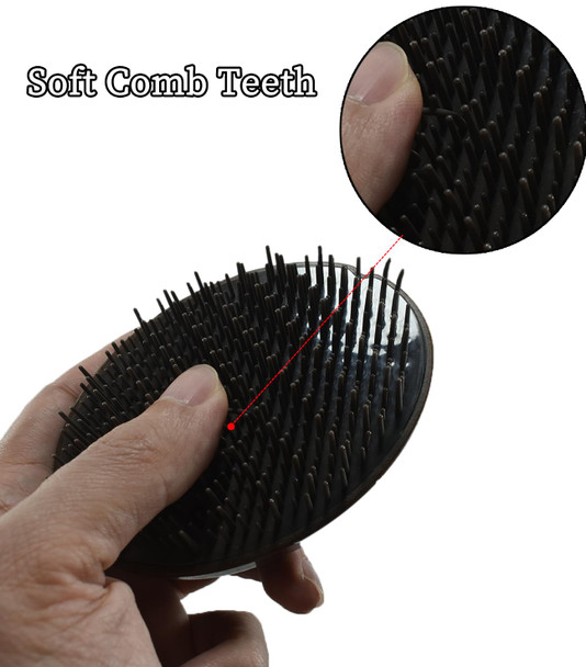 Coffee Bean Shaped Small Dog Grooming Brush - Perfect For Shih Tzus, Yorkies, And Maltipoos - Ideal Puppy Hair Brushes For Maltese And Small Breeds