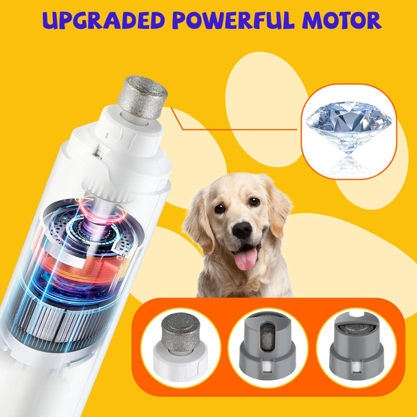 Dog Nail Trimmers, Usable For Cat Nail Clipper, Dog Nail Grinder, d Dog Nail Grinder Silent Use, Rechargeable Battery, Equipped With Led Light, Suitable For Small/Medium/Large Dogs