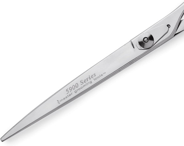 Master Grooming Tools 5900 Series Japanese Stainless Steel Shears — High-Performance Shears For Grooming Dogs - Curved, 8