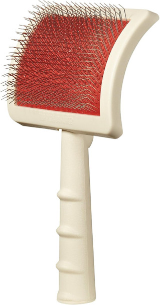Master Grooming Tools Universal Pet Large Slicker Brush, White