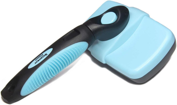 Maxpower Planet Self Cleaning Dog Slicker Brush - Slicker Brush For Dogs - Gently Removes Loose Undercoat, Mats And Tangled Hair For Dogs And Cats - Doodle Brush - Slicker Brush For Goldendoodles