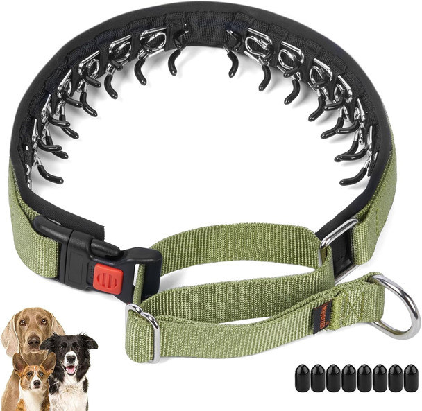 Mayerzon No Pull Dog Collar, Martingale Collar For Small Medium Large Dogs, Dog Anti Pull Collar With Buckle And Heavy Duty Nylon For Walking Training Hunting, Safe And Easy To Use