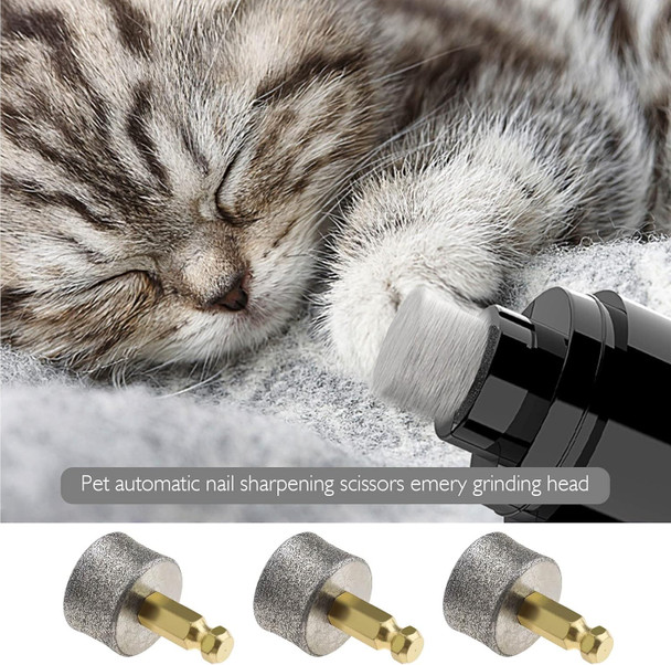 10Pcs Dog Nail Grinder Head Replacement Pet Nail Grinder Tips Emery Grinding Head For Most Pet Electric Claw Nail Grooming Tools