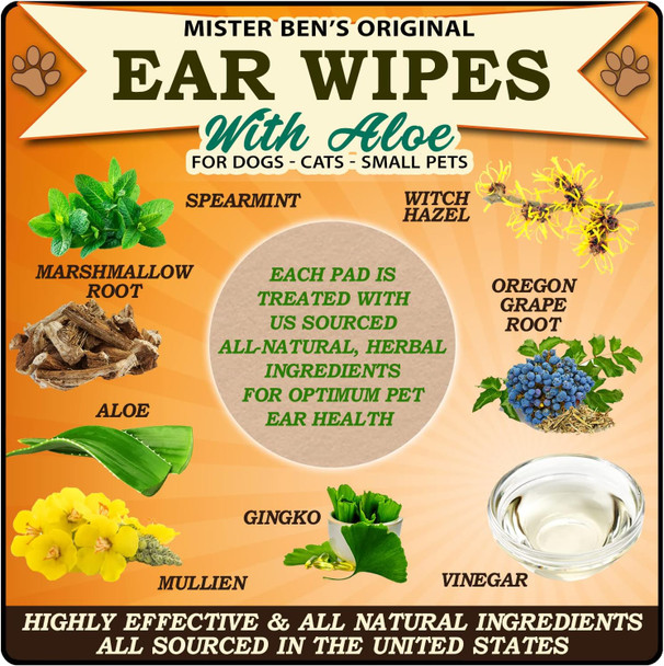 Original Xxl Treated Ear Cleaner Wipes W/Aloe For Dogs, Cats Small Pets – Most Effective Wipes That Soothe & Clean Odors, Itching, And Irritations – Approx 100 Extra Large 3 Pads Original Xxl Treated Ear Cleaner Wipes W/Aloe For Dogs, Cats Small Pets – Most Effective Wipes That Soothe & Clean Odors, Itching, And Irritations – Approx 100 Extra Large 3 Pads