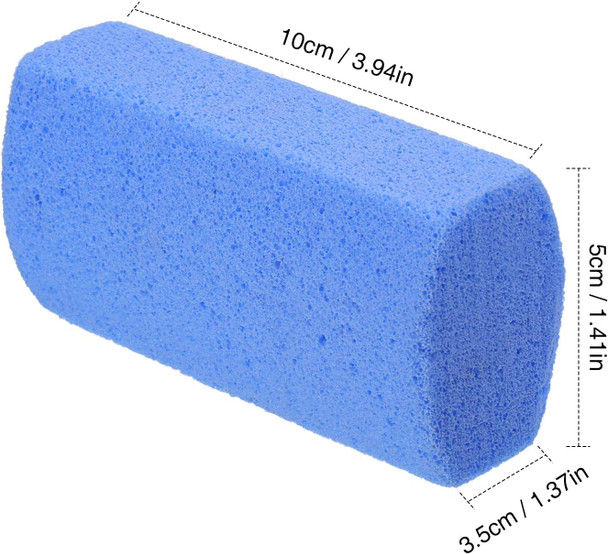 Mudder 6 Pieces Pet Hair Remover For Dog Cat Pet Hair Stone Remover Pumice Pet Hair Rock Removal Tool For Laundry Furniture Reusable Dog Hair Remover Easy To Clean, Blue, 4 Inch