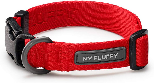 Premium Adjustable Dog Collar For Small To Medium Dogs Color Red Medium