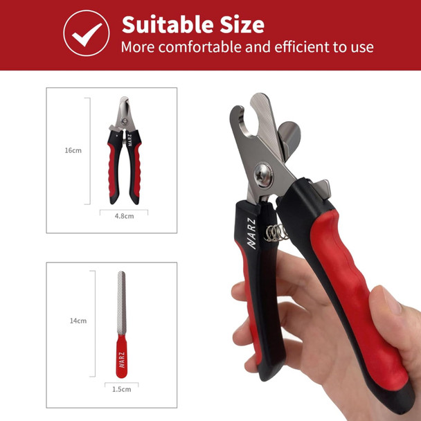 Dog Nail Clippers Professional Dog Nail Trimmers & Pets Nail Trimmers Cat Nail Clipper With Pet Nail File Cat Nail Trimmers With Safety Lock To Prevent Over Cutting