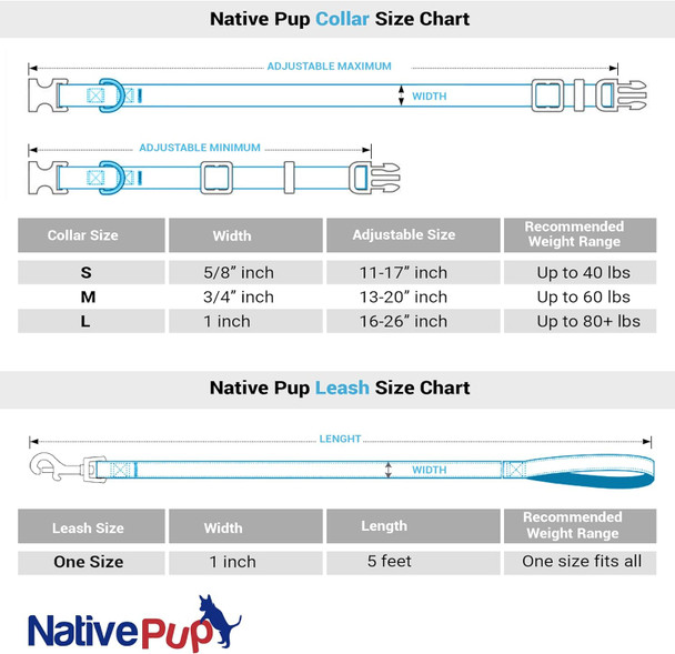 Native Pup Thin Blue Line/Police Dog Leash (Stars)