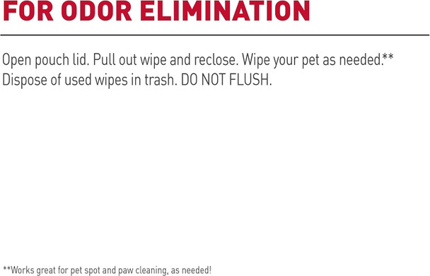 Nature'S Miracle Deodorizing Bath Wipes For Dogs, 25 Count, Clean Breeze Scent Nature'S Miracle Deodorizing Bath Wipes For Dogs, 25 Count, Clean Breeze Scent