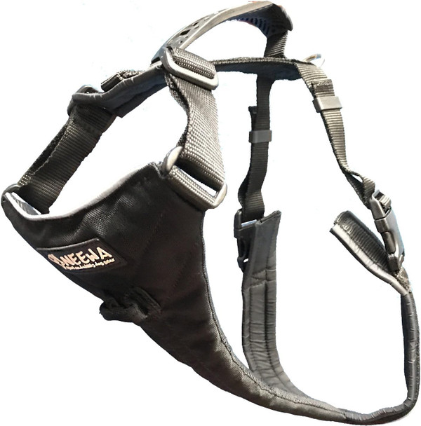 Neewa No Pull Harness With Handle For Medium And Large Dogs (X-Large, Black) - Ideal For Walking And Hiking – Back And Front Leash Hook – Heavy Duty Material No Allergenic - Adjustable Vest