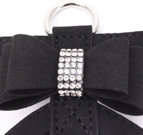 Norbi Fashion Puppy Harness Bling Rhinestone Pet Dog Harness Vest With Bowknot