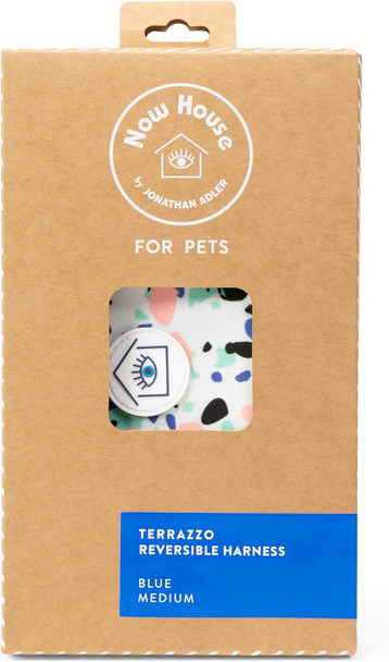 Now House For Pets By Jonathan Adler Terrazzo Reversible Harness, Medium Stylish, Fashionable, And Functional Way To Keep Your Dog Looking Great Cute And Adorable Dog Accessories For Pets