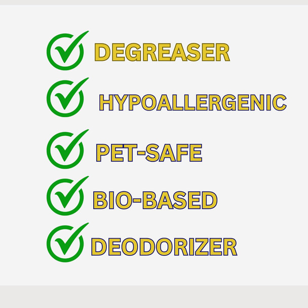 Hypoallergenic Powerful Floor Cleaner Degreaser With Enzymes - Removes Pet Odor, Deep Cleans Floors And Grout Safe For You And Your Family (1, Quarts) Hypoallergenic Powerful Floor Cleaner Degreaser With Enzymes - Removes Pet Odor, Deep Cleans Floors And Grout Safe For You And Your Family (1, Quarts)