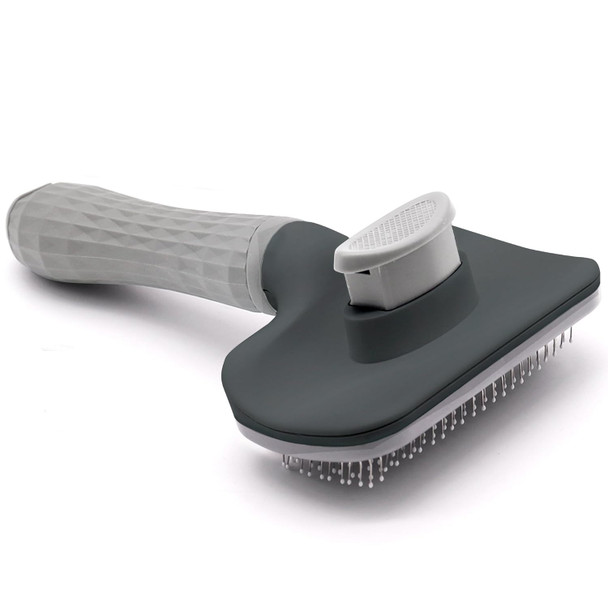 Pet'S Dream Self Cleaning Slicker Brush For Dogs, Cat & Dog Grooming Brush, Easy Push Button Cleanup, Comfort Massage, Slicker Brush For Large Dogs, Short-Haired And Long-Haired Pets, Non-Slip Handle Pet'S Dream Self Cleaning Slicker Brush For Dogs, Cat & Dog Grooming Brush, Easy Push Button Cleanup, Comfort Massage, Slicker Brush For Large Dogs, Short-Haired And Long-Haired Pets, Non-Slip Handle