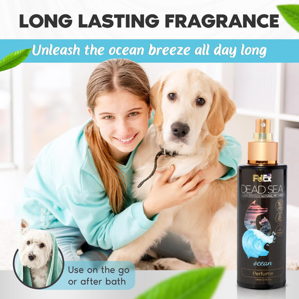 Premium Pet Perfume Ultra Premium Pet Care With Dead Sea Minerals Dog Perfume Long Lasting Spray Natural Pet Cologne - Suitable For Dogs And Cats
