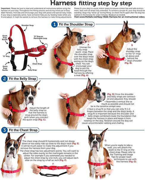 Petsafe Easy Walk Dog Harness - No Pull Dog Harness - Petite/Small, Black