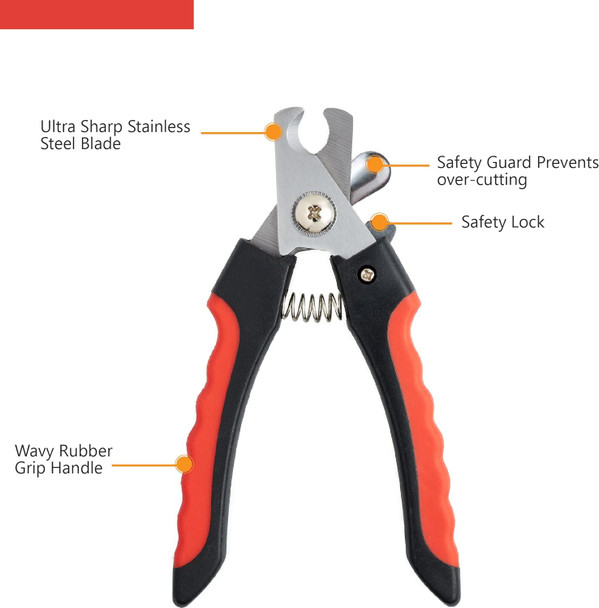 Large Dog Nail Clippers For Medium And Large Sized Dogs (Above 10Kgs)-Nail Clipper For Dogs With Nail File, Made Of Professional Stainless Steel, Safe And Easy To Use (15.5 Cm-6.1 Inches) Large Dog Nail Clippers For Medium And Large Sized Dogs (Above 10Kgs)-Nail Clipper For Dogs With Nail File, Made Of Professional Stainless Steel, Safe And Easy To Use (15.5 Cm-6.1 Inches)
