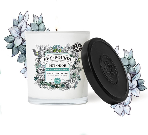 Pet-Pourri Pet Odor Freshener Candle, Canine Coconut, 7.5 Oz - Coconut (Veterinarian Recommended) Pet-Pourri Pet Odor Freshener Candle, Canine Coconut, 7.5 Oz - Coconut (Veterinarian Recommended)