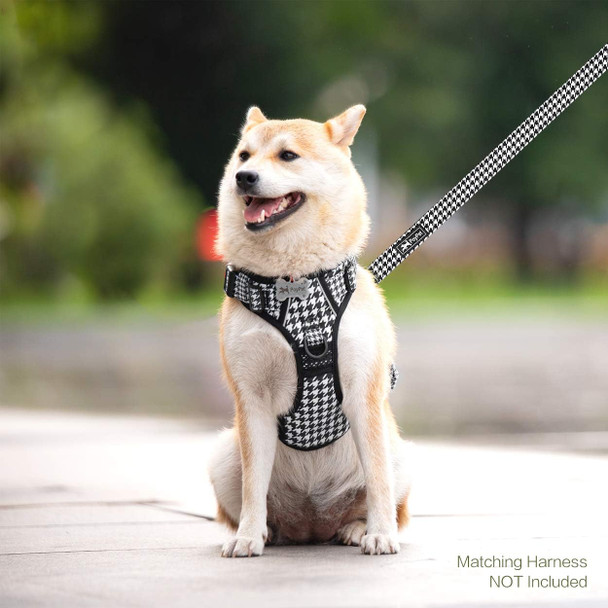 Poypet No Pull Dog Harness, No Choke Front Clip Reflective Dog Vest With Soft Padded Vertical Handle, 3 Leash Attachments For Small Medium Large Dogs (Orange,L)