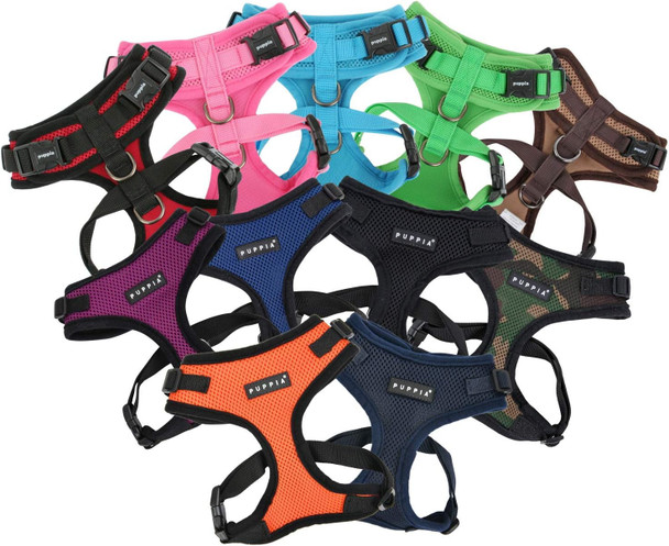 Puppia Authentic Ritefit Harness With Adjustable Neck, X-Large, Purple