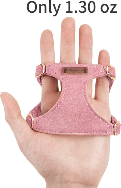 Puppytie No Pull Xs Dog Harness With Multifunction Dog Leash,Soft Adjustable No Choke Escape Proof Pet Harness Vest,Pink,Xs