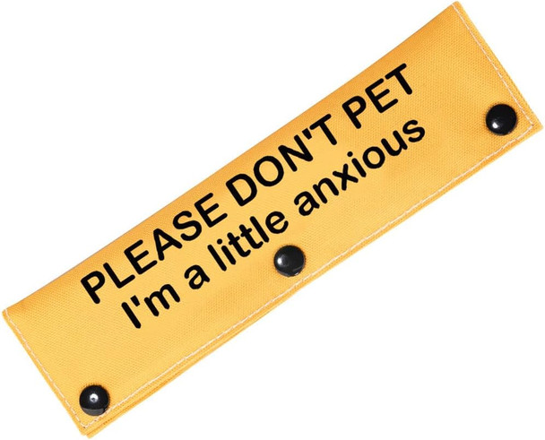 Please Don’T Pet I'M A Little Anxious Dog Leash Wrap Anxious Dogs Leash Sleeve (Little Anxious Sleeve)