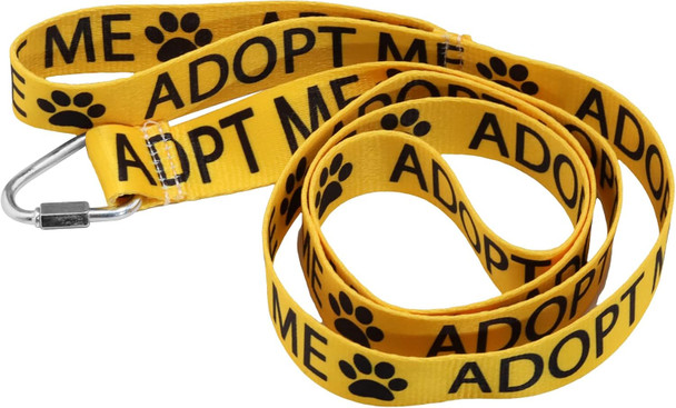Adopt Me Dog Lead Puppy Dog Leash Wrap Dog Owner Dog Rescue (Adopt Me Leash)