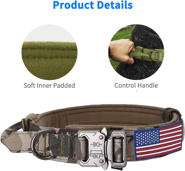 No Pull Dog Harness For Medium Large Dog, Reflective Escape Proof Adjustable No Pulling Dog Harness, Dog Harness Green M