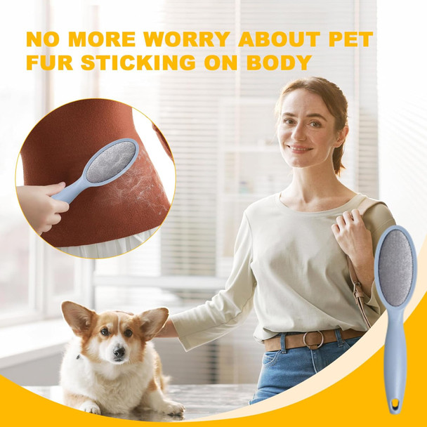 Pet Hair Remover 4 Pcs - Cat Hair Remover, Dog Hair Remover Cleaner Pro- Pet Hair Removal Tool, Reusable Lint Brush, Dog Fur & Cat Hair Remover For Couch Furniture, Clothes, Carpet, Car, Bedding