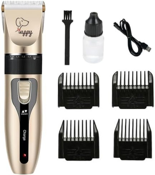 Dog Clippers Grooming Kit Hair Clipper Low Noise Rechargeable Cordless Electric Quiet Hair Clippers Set For Dogs Cats Pets2