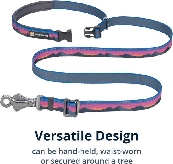 Ruffwear, Knot-A-Leash Dog Leash, Reflective Rope Lead With Carabiner, Blue Moon, Large Ruffwear, Knot-A-Leash Dog Leash, Reflective Rope Lead With Carabiner, Blue Moon, Large