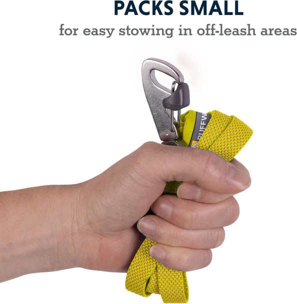 Ruffwear, Front Range Dog Leash, 5 Ft Lead With Padded Handle For Everyday Walking, Red Clay