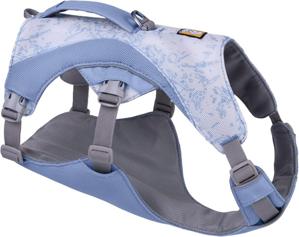 Ruffwear, Swamp Cooler Dog Harness, Lightweight With Evaporative Cooling For Hot Weather, Heliotrope Purple, Large/X-Large Ruffwear, Swamp Cooler Dog Harness, Lightweight With Evaporative Cooling For Hot Weather, Heliotrope Purple, Large/X-Large