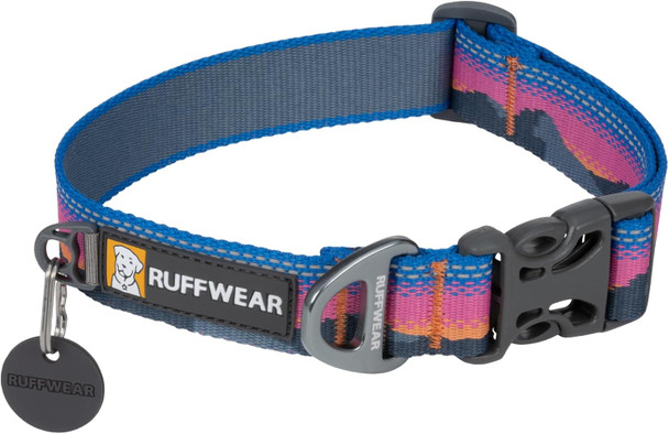 Ruffwear, Crag Dog Collar, Reflective And Comfortable Collar For Everyday Use, Alpine Dusk, 14-20 Ruffwear, Crag Dog Collar, Reflective And Comfortable Collar For Everyday Use, Alpine Dusk, 14-20