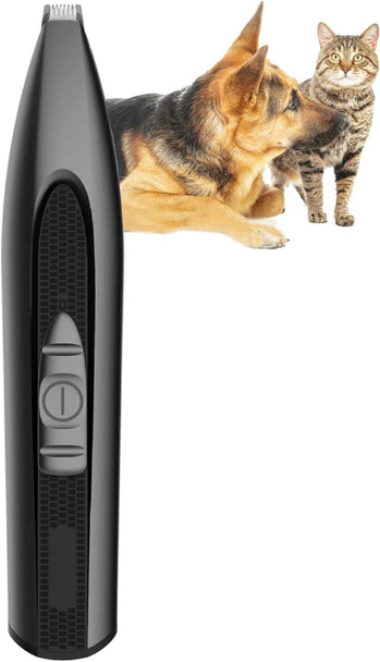 Dog Clippers, Cordless Cat And Small Dogs Clipper, Low Noise Electric Pet Trimmer, Dog Grooming Clippers For Trimming Dog'S Hair Around Paws, Eyes, Ears, Face, Rump (Black)