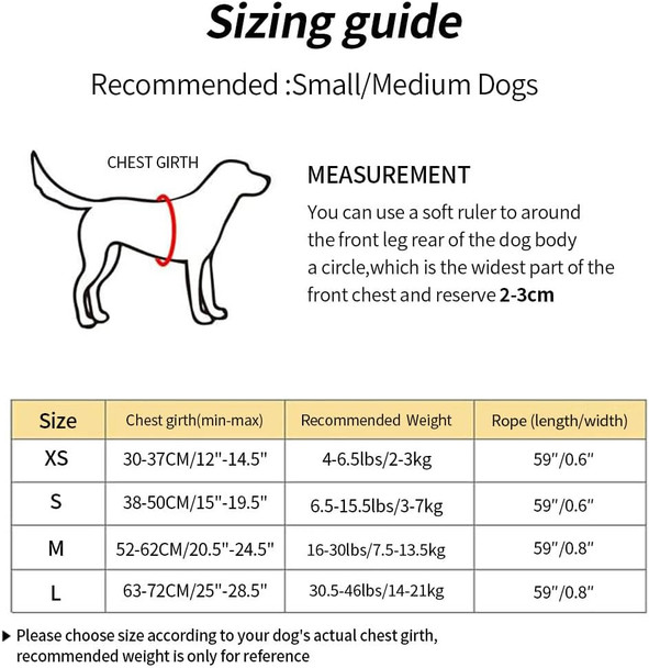 Dog Harness With Leash Set, No Pull Adjustable Step In Dog Collars Frenchie Harness Vest Harness For Small Medium Dogs Training And Running(S, Red)