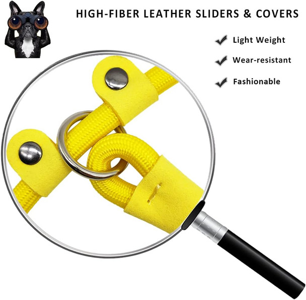 Rope Dog Collar, Adjustable Slip Collar For Dog Training, Classic Rolled Cute Pet Collar For Small Medium And Large Dogs