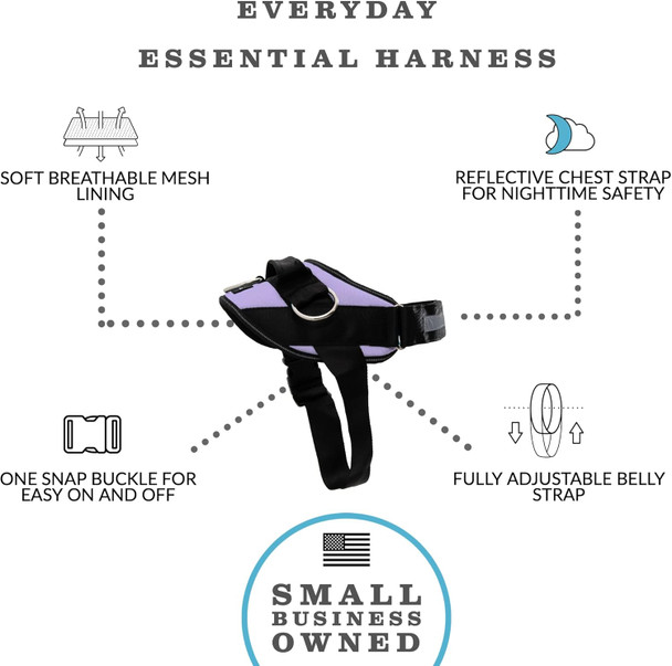 Shawnco Essential Harness, Leash & Collar Set (Icy Lilac, Xl) Shawnco Essential Harness, Leash & Collar Set (Icy Lilac, Xl)