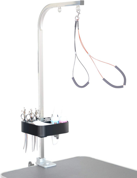 Shelandy Portable Pet Grooming Tools Holder For Dog Grooming Table And Arm