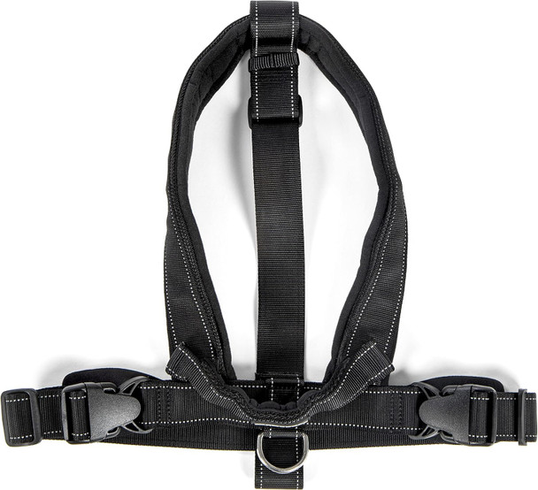 Sherpa Dog Harness, Built-In Quick Grab Handle, Padded - Black, Medium
