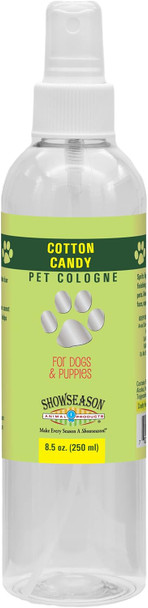 Cotton Candy Pet Cologne 8.5 Oz. For Dogs Long-Lasting Odor Eliminator Cruelty- Paraben- Biodegradable & Non-Toxic Made In The Usa