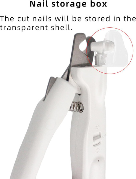 2-In-1 Rechargeable Dog Nail Trimmers Pet Nail Clippers & Grinder With 2 Led Light For Large, Medium, Small Dogs & Cats,Nail Grinder Quiet Sharp With Transparent Nail Storage Box