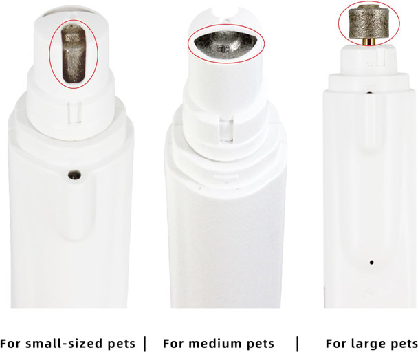 2-In-1 Rechargeable Dog Nail Trimmers Pet Nail Clippers & Grinder With 2 Led Light For Large, Medium, Small Dogs & Cats,Nail Grinder Quiet Sharp With Transparent Nail Storage Box