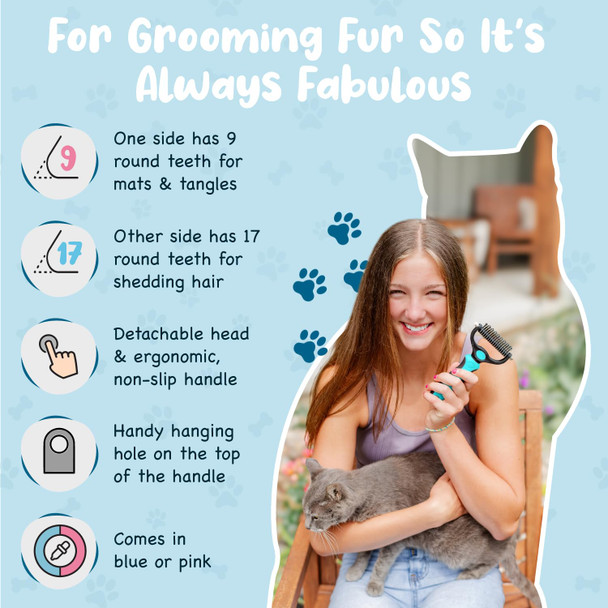 Undercoat Rake For Dogs, Undercoat Brush For Dogs, Dog Rake Brush For Shedding, Double Coat Dog Brush, Undercoat Brush For Cats, Dog Undercoat Brush Deshedding, Cat Undercoat Brush (Brush Only)